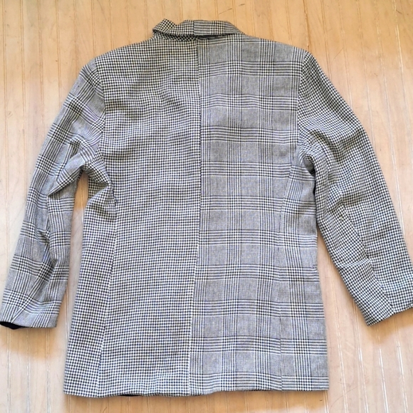 JL Colebrook Vintage Classic Tailored Stylish Houndstooth Double Lined Blazer. - Picture 5 of 7